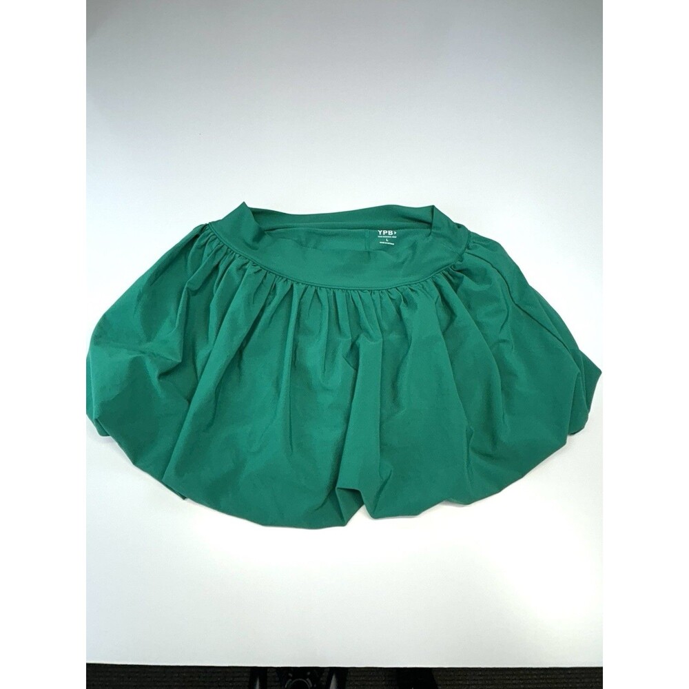 YPB MotionTEK Bubble Hem Mini Skirt green Large